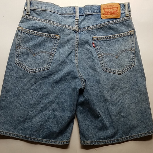 34 W Levi 550 Shorts Strauss & Co. Blue Denim - Picture 3 of 8